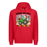 Red nothing runs like a reindeere Premium Hoodie - CowGirlArtShop