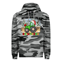 Slate Camo nothing runs like a reindeere Premium Hoodie - CowGirlArtShop