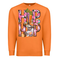 Carrot Hip hop Easter Girl Easter Day Premium Sweatshirt - HowdyJamesFarm