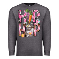 Charcoal Heather Hip hop Easter Girl Easter Day Premium Sweatshirt - HowdyJamesFarm