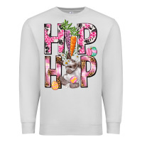 Dove Grey Hip hop Easter Girl Easter Day Premium Sweatshirt - HowdyJamesFarm