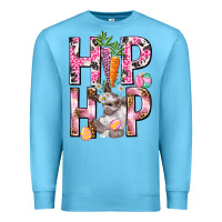 Ocean Blue Hip hop Easter Girl Easter Day Premium Sweatshirt - HowdyJamesFarm
