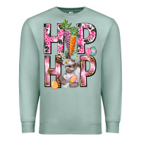 Seafoam Hip hop Easter Girl Easter Day Premium Sweatshirt - HowdyJamesFarm