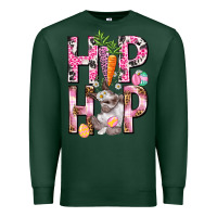 Sports Green Hip hop Easter Girl Easter Day Premium Sweatshirt - HowdyJamesFarm