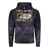 Cloud Black throw me something mister mardi gras duck Vintage Hoodie - MaliasSmallBusiness