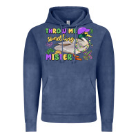 Vintage Denim throw me something mister mardi gras duck Vintage Hoodie - MaliasSmallBusiness