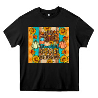 Black Thankful grateful blessed Heavy Core Tee - Artiststas