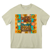 Thankful Grateful Blessed Heavy Core Tee | Teevron