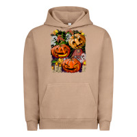 Pigment Burro Halloween Pumpkins Urban Hoodie - BundleAndBundleShop