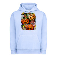 Pigment Grape Ice Halloween Pumpkins Urban Hoodie - BundleAndBundleShop