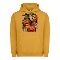 Pigment Peanut Butter Halloween Pumpkins Urban Hoodie - BundleAndBundleShop
