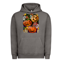 Pigment Tornado Halloween Pumpkins Urban Hoodie - BundleAndBundleShop