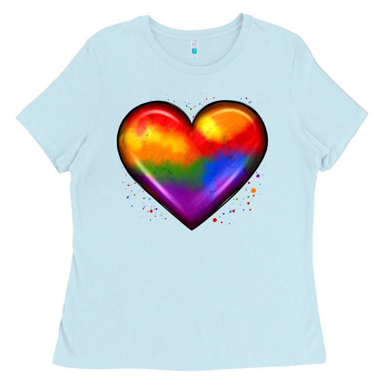 Pride Heart Ladies Tee by JahusDesignShop | Teevron