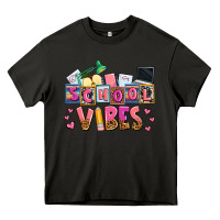 School Vibes Heavy Core Tee | Teevron