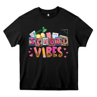 Black school vibes Heavy Core Tee - AdoDesignShop