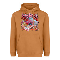 Meerkat Loads of love Valentine's Day truck Heavyweight Hoodie - HowdyJamesFarm