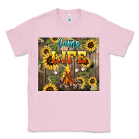 Bubblegum Pink camp life Classic Tee - NancyCooperArtShop