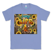 Colony Blue camp life Classic Tee - NancyCooperArtShop