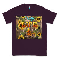 Plum camp life Classic Tee - NancyCooperArtShop