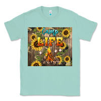 Seafoam camp life Classic Tee - NancyCooperArtShop