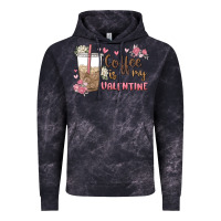 Cloud Black coffee is my valentine Vintage Hoodie - MaliasSmallBusiness