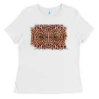 White Old Western Leopard Frame Ladies Tee - Bettercallsaul