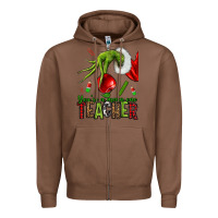 Chestnut Christmas Character Zipper Hoodie - NancyCooperArtShop