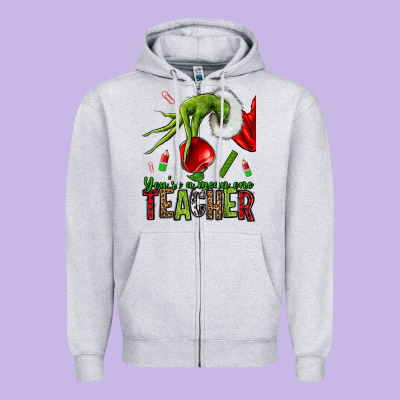 Christmas Character Zipper Hoodie Designed By Nancycooperartshop
