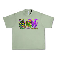 Oil Green peace love crawfish Urban Heavy Tee - NancyCooperArtShop