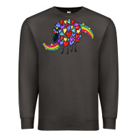 Smoke Rainbow sheep Premium Sweatshirt - CowGirlArtShop
