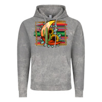 Cloud Rock turquoise desert moon serape background Vintage Hoodie - Jasminsmagicworld