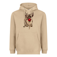 Mushroom deer gnome Heavyweight Hoodie - CowGirlArtShop