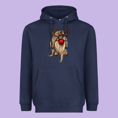 Deer Gnome Heavyweight Hoodie Designed By Cowgirlartshop