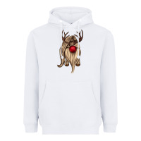 White deer gnome Heavyweight Hoodie - CowGirlArtShop