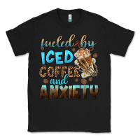 Black fueled by iced coffee and anxiety Classic Tee - NancyCooperArtShop