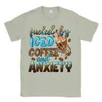 Matcha fueled by iced coffee and anxiety Classic Tee - NancyCooperArtShop