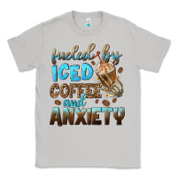 Moon Dust fueled by iced coffee and anxiety Classic Tee - NancyCooperArtShop