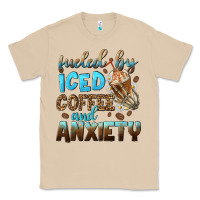 Mushroom fueled by iced coffee and anxiety Classic Tee - NancyCooperArtShop