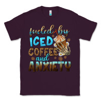 Plum fueled by iced coffee and anxiety Classic Tee - NancyCooperArtShop