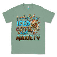 Sage fueled by iced coffee and anxiety Classic Tee - NancyCooperArtShop