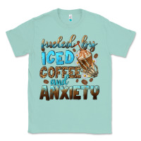 Seafoam fueled by iced coffee and anxiety Classic Tee - NancyCooperArtShop