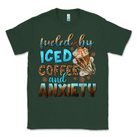 Sports Green fueled by iced coffee and anxiety Classic Tee - NancyCooperArtShop