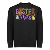Black Easter Vibes Heavyweight Sweatshirt - BundleAndBundleShop