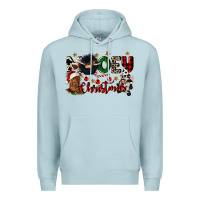 Blue Mist mooey christmas Premium Hoodie - CowGirlArtShop