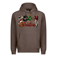 Coffee mooey christmas Premium Hoodie - CowGirlArtShop