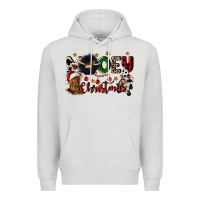 Dove Grey mooey christmas Premium Hoodie - CowGirlArtShop