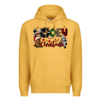 Mustard mooey christmas Premium Hoodie - CowGirlArtShop