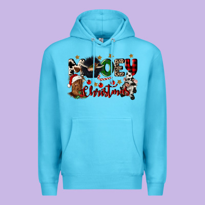 Mooey Christmas Premium Hoodie Designed By Cowgirlartshop