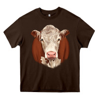 Chocolate Brown hareford Heavy Core Tee - JahusDesignShop
