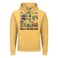 Vintage Mustard throw me something mister Vintage Hoodie - MaliasSmallBusiness
